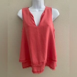 Anthropologie Cloth & Stone Coral Blouse